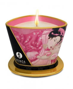 Массажная свеча "Shunga Aphrodisia" с ароматом лепестков роз, 170ml