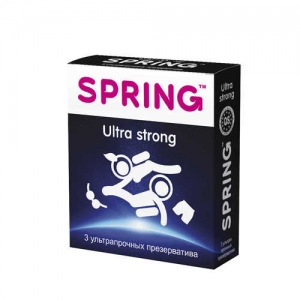 Презервативы "Spring Ultra Strong" анальные, 3шт