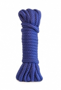 Веревка для связывания "Bondage" синяя, 9 метров