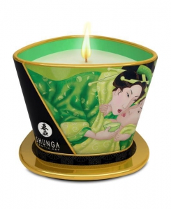 Массажная свеча "Shunga" с ароматом зеленого чая, 170ml