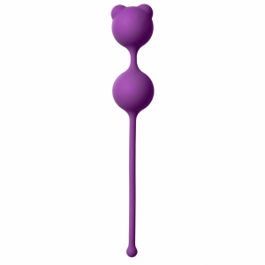 Вагинальные шарики "Emotions"  двойные, фиолетовые