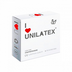 Презервативы "Unilatex" ультратонкие, 3шт