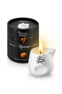Массажная свеча "Plaisirs Secrets" с ароматом персика, 80ml
