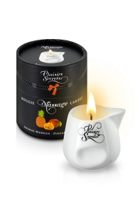 Массажная свеча "Plaisirs Secrets" с ароматом ананас-манго, 80ml