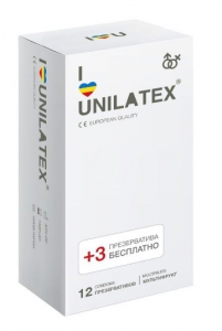 Презервативы "Unilatex" цветные и ароматизированные