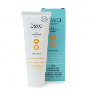 Гель - масло "Eska" на масляной основе, с органическим кокосовым маслом, 75ml