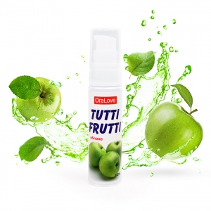 Гель "Tutti-Frutti" с ароматом и вкусом зеленого яблока, 30ml