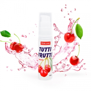 Гель "Tutti-Frutti" с ароматом и вкусом вишни, 30ml 