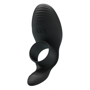 Эрекционное кольцо с клиторальной стимуляцией "Pretty Love Vibration Penis Sleeve" с вибрацией