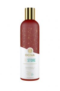Массажное масло "Dona Restore" с ароматом мяты и эвкалипта, 120ml