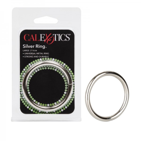 Кольцо эрекционное "Silver Ring" тонкое, металл