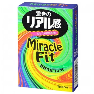 Презервативы "Sagami Miracle Fit" анатомические, тонкие, 5шт