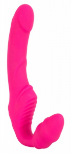 Безремневой страпон с вибрацией "Strapless Strap-On" розовый