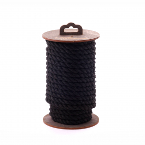 Веревка для шибари "Crazy Handmade" черная, 20м