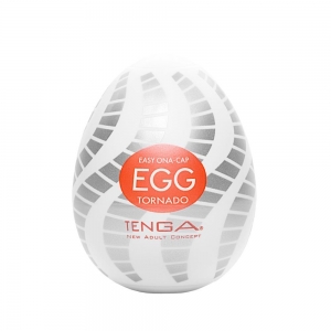 Мастурбатор "Tenga Egg Tornado" с 3-D рельефом
