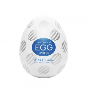 Мастурбатор "Tenga Egg Sphere" с 3-D рельефом