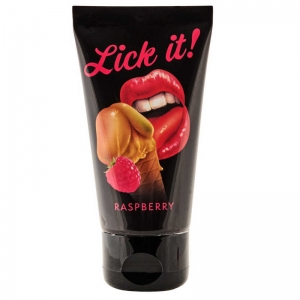 Гель "Lick It Raspberry" с ароматом и вкусом малины, 50ml
