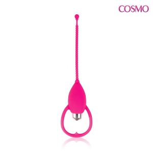 Зонд уретральный с вибрацией "Cosmo" розовый