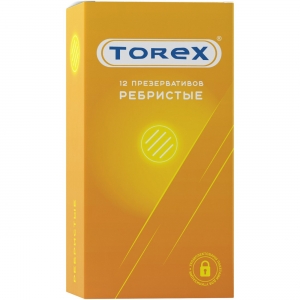 Презервативы "Torex" ребристые, 12шт