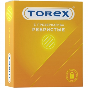 Презервативы "Torex" ребристые, 3шт