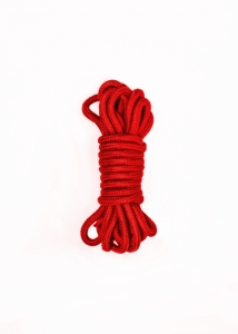 Веревка красная "Party Hard" хлопок, 5 метров