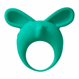 Кольцо эрекционное с вибрацией "Fennec Phil" зеленая мышка