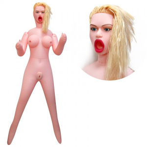 Кукла надувная с вибрацией "Pretty Doll Валерия" рот-вагина-анус
