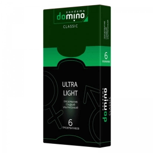 Презервативы "Domino Ultra Light" ультратонкие, 6шт