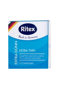 Презервативы "Ritex Extra Dunn" ультратонкие, 3шт