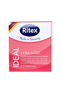 Презервативы "Ritex Ideal" с обильной смазкой, розовые, 3шт