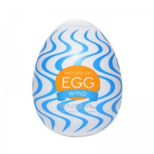 Мастурбатор "Tenga Egg Wind" с рельефом в виде волны