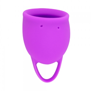 Менструальная чаша "Lola Tulip Big" фиолетовая, 20ml