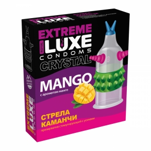 Стимулирующая насадка-презерватив "Luxe Стрела Команчи" с ароматом манго