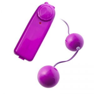 Вагинальные шарики с вибрацией "Toyfa" фиолетовые