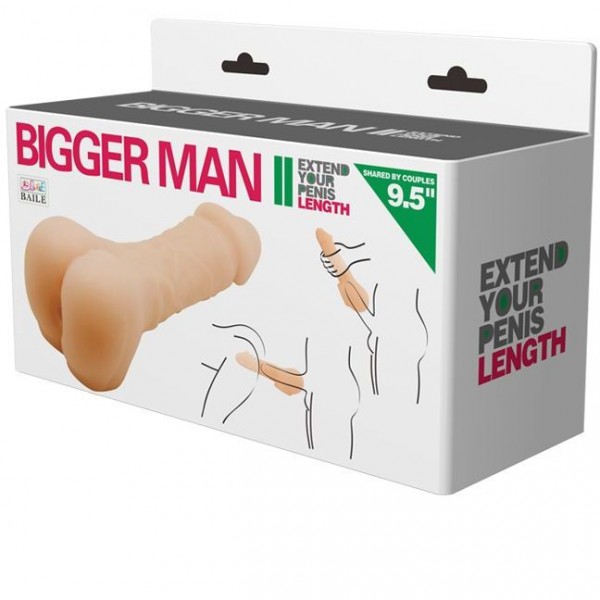 Насадка-мастурбатор "Bigger Man 9,5" реалистичная