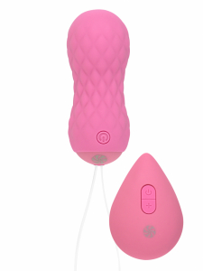 Вагинальные шарики с вибрацией и ротацией "Lola Dea" на дистанционном управлении, розовые