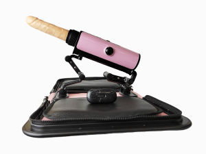 Секс машина на дистанционном управлении "Gun Premium" в розовой сумке