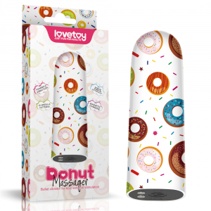 Вибропуля супер мощная "Lovetoy Donut" аппетитные пончики