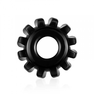 Эрекционное кольцо "Lovetoy" в виде шины, черное