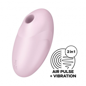Стимулятор клитора "Satisfyer Vulva Lover 3" вакуум+вибрация, розовый