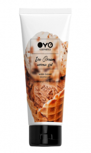 Гель на водной основе "Oyo Ice Cream" с ароматом и вкусом пломбира, 75ml