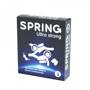 Презервативы "Spring Ultra Strong" анальные, 3шт