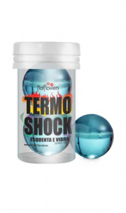 Гель на силиконовой основе в шариках "Termo Shock" согревающе-покалывающий эффект, 2шт