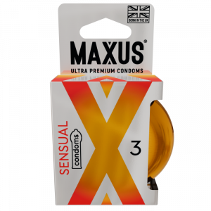 Презервативы с увеличенной формой головки "Maxus Sensual" 3шт