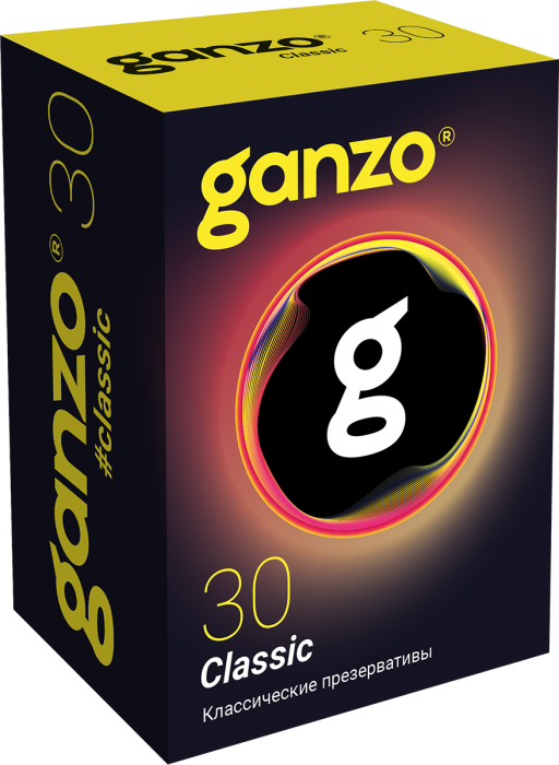 Презервативы "Ganzo Classic" классические, 30шт 