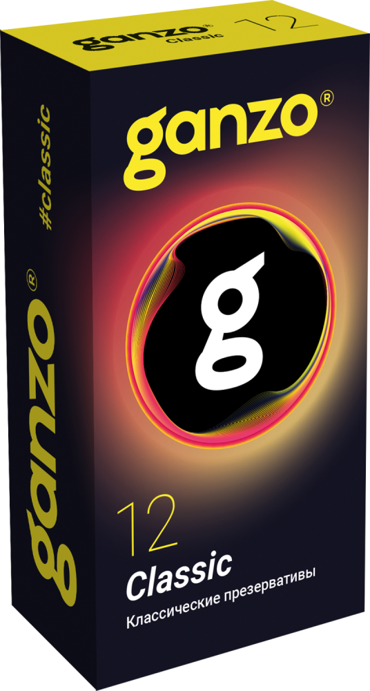 Презервативы "Ganzo Classic" классические, 12шт 