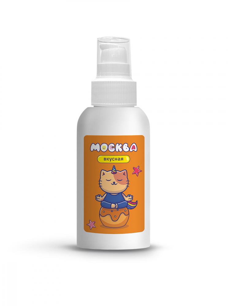 Гель на водной основе "Москва Вкусная" с ароматом и вкусом соленой карамели, 100ml 