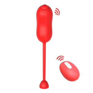 Виброяйцо на дистанционном управлении "I-Moon Izu" красное