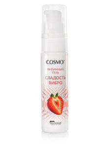 Гель с вибрацией и вкусом клубники "Cosmo Vibro" 33ml
