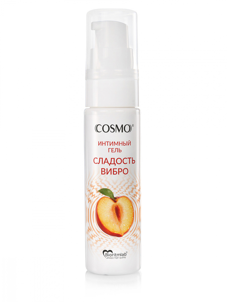 Гель с вибрацией и вкусом персика "Cosmo Vibro" 33ml 